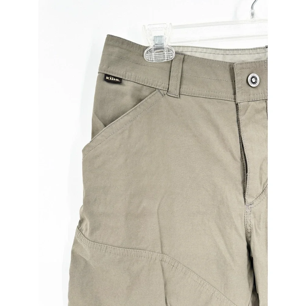 Kuhl Renegade Cargo‎ Shorts 32 Khaki Tan Hiking Outdoor 5121